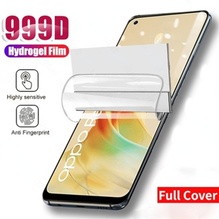 ฟิล์มไฮโดรเจลนิ่ม กันรอยหน้าจอ แบบเต็มจอ สําหรับ OPPO Reno 8T 4G 5G 2023 Reno 10 9 Pro Plus 7 8 6 5 Reno8T Reno8 Reno9 Reno7 8Pro 9Pro Reno10 10Pro 10Pro+ 7Z 8Z Z