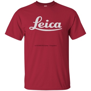 ขายดี เสื้อยืดลําลอง แขนสั้น พิมพ์ลาย Leica Len เหมาะกับการถ่ายภาพ สําหรับผู้ชาย 235617