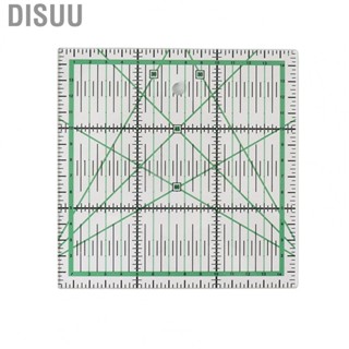 Disuu Quilting Ruler  Acrylic DIY Grids Trim Tool Repeatable Cutting Precise Scale  for Cutting