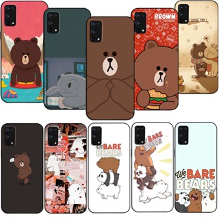 เคสโทรศัพท์มือถือ ซิลิโคนนิ่ม TPU ลายหมีบราวน์ AM34 สําหรับ Realme 11 Pro 11 Pro+ Narzo N53 C33 2023