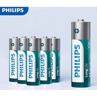 ถ่าน Philips AA หรือ AAA 1.5V แพค 4 ก้อน ของแท้ ใส่นาฬิกาทั่วไป และรีโมท