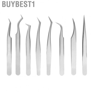 Buybest1 Eyelash Tweezers Ergonomic Design Lash Tweezers For Home