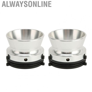 Alwaysonline 1 Pair Nab Hub Adapter 10 Inch Opener Universal  Polished Aluminum