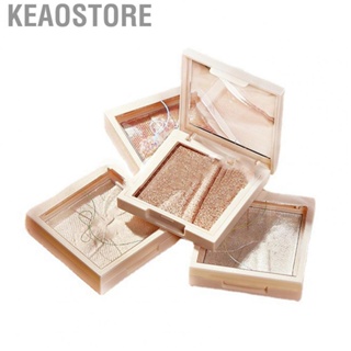 Keaostore Highlight Palettes Pearlescent Three Dimensional Glitter Portable Face Brightener