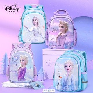 Frozen 2 Disney กระเป๋าเป้สะพายหลัง กระเป๋านักเรียน ลายการ์ตูนเจ้าหญิง บรรเทาความเครียด สําหรับเด็กอนุบาล