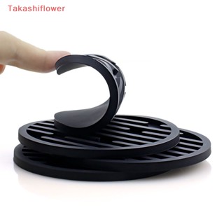 (Takashiflower) Silicone Mat Heat Resistant Cup Mat Coasters Round Non-slip Table Placemat Tools