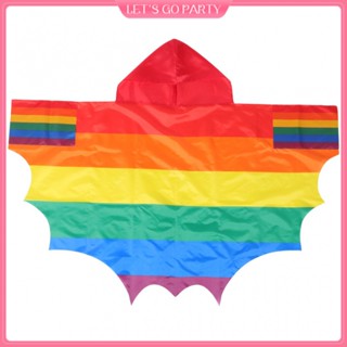 เสื้อคลุม LGBT สีรุ้ง สําหรับงานเทศกาล