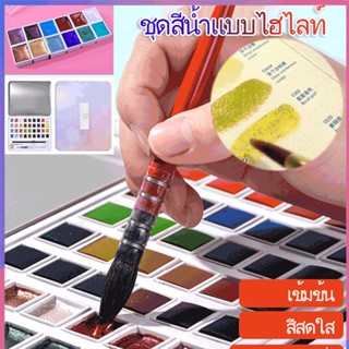 ชุดสีโลหะ   สี  สี สีน้ำเงินเข้ม