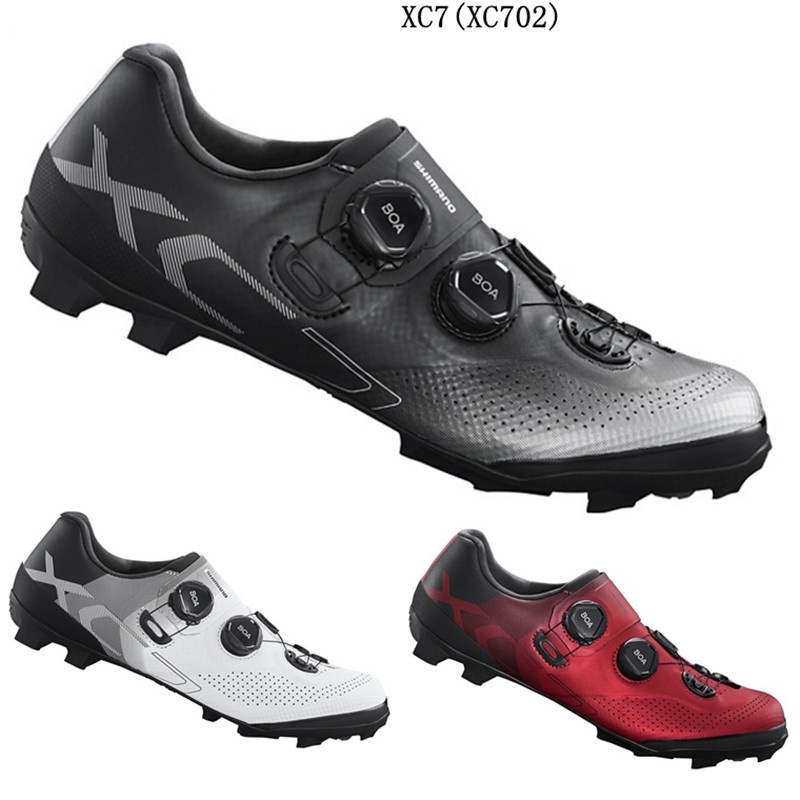 Shimano SH XC7 MTB รองเท้าจักรยานเสือภูเขา แบบคาร์บอน พร้อมระบบล็อกVent สำหรับXC701 & XC702