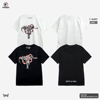 9FEB เสื้อยืดลาย งูuzi พร้อมส่ง