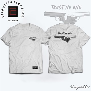 พร้อมส่ง Inspirational Shirt - Trust No One การเปิดตัวผลิตภัณฑ์ใหม่ T-shirt