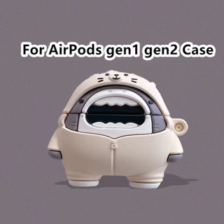 【ลดราคา】เคสหูฟัง แบบนิ่ม รูปสามมิติ สําหรับ AirPods gen1 gen2 gen1 gen2