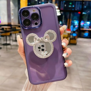 เคสโทรศัพท์มือถือแบบนิ่ม ใส กันกระแทก กันรอยกล้อง ลายการ์ตูนกลิตเตอร์ พร้อมตุ๊กตา สําหรับ Samsung A12 A22 A32 A52 A72 A21S A10 A20 A30