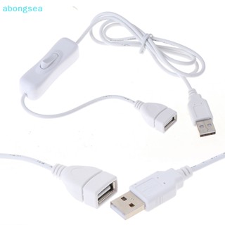 Abongsea สายเคเบิล USB 1 เมตร พร้อมสวิตช์เปิด ปิด สําหรับโคมไฟ USB พัดลม 1 ชิ้น