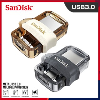 Sandisk Otg แฟลชไดรฟ์ Usb 3.0 128Gb 3264Gb หน่วยความจํา U Disko สําหรับ Pc และ Android โทรศัพท์มือถือ แท็บเล็ต