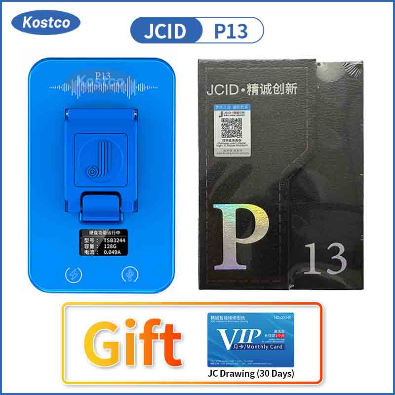 Jc JCID P13 Nand อุปกรณ์โปรแกรมเมอร์ สําหรับ iPhone 7-13 Pro MAX Hard Drive BGA 60 70 110