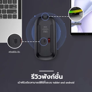 Buddytech [3C ของแท้] มีส่งด่วน คีย์บอร์ด เม้าส์ RGB 7 สี 2 ขาว ดำ แบ็คไลท์ไล่โทน 7 สี เมาส์ไร้สาย