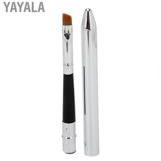 Yayala Brush  Easy Coloring Lip Brush Fiber Bristle Multifunctional Oblique Head Clear Outline  for Daily Use