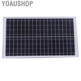 Yoaushop 30W 18V Polycrystalline Silicon Portable Solar Panel Solar Photovoltaic Panel