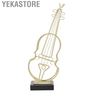 Yekastore Wrought Iron Violin Model Modern Stylish Exquisite Prevent Slipping Home Decorat