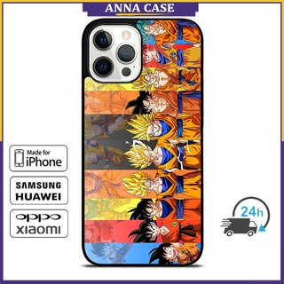 เคสโทรศัพท์มือถือ ลาย Goku Form Super Saiyan สําหรับ iPhone 14 Pro Max 13 Pro Max Samsung Galaxy Note10+ S21Ultra