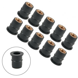 ⚡READYSTOCK⚡Nuts 10PCS / KIT Universal Rubber + Brass Damper Panel Accessories Replaces