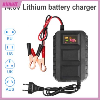 Ni เครื่องชาร์จแบตเตอรี่ลิเธียม 12v 14.6v Lifepo4 12.8v 20-100ah