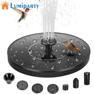 Lumiparty น้ําพุพลังงานแสงอาทิตย์ 3.5w พร้อมรีโมตคอนโทรล ลูกปัดโคมไฟ หลากสี สําหรับตกแต่งสวนกลางแจ้ง