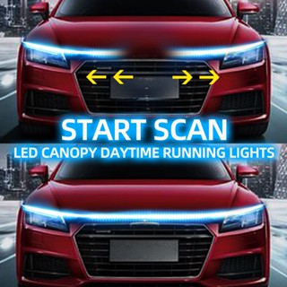 โคมไฟ LED DRL 12V สําหรับตกแต่งรถยนต์