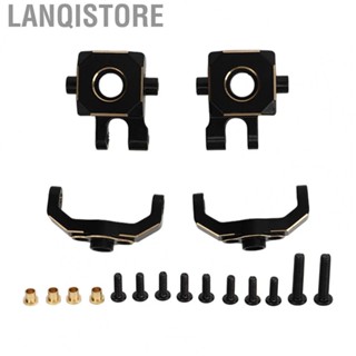 Lanqistore Caster Blocks Left and Right  Brass Durable Caster Blocks and Steering Blocks Sturdy  for Traxxas 1/18 TRX4M RC Car