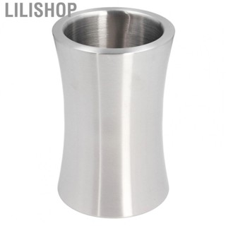 Lilishop 2L  Bucket Silver Contemporary Dual Stainless Steel  Bottle Cooler