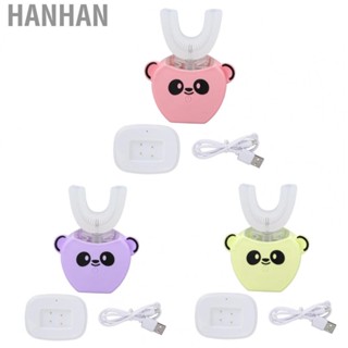 Hanhan U Shaped Toothbrushes Children Automatic Electric  Silicone Smart Rechargeable Minimalist for  Whitening