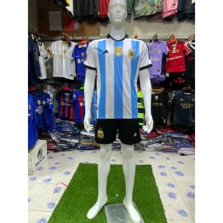 Aชุดกีฬา ชุดบอลทีม. อาร์เจนตินา 2023-2024 รุ่นใหม่ล่าสุด( เสื้อพร้อมกางเกง)เนื้อผ้าดีใส่สบายราคาถูกๆเลยครับB