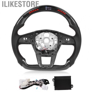 Ilikestore Carbon Fiber  Display Shift Lights Steering Wheel Replacement for Audi C8 A6 S6 RS6 A7 S7 RS7 2019+  Steering Wheel