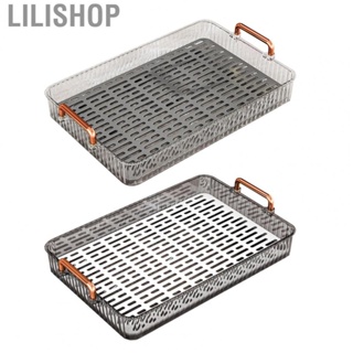 Lilishop Cup Drain Tray  Removable Rectangular Large  Water Drainage  Tray  for Living Room
