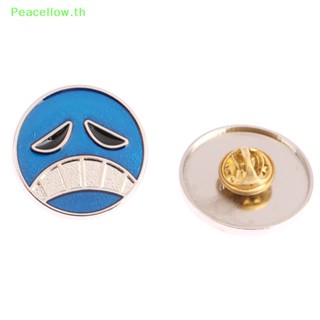 Peacellow เข็มกลัดโลหะ รูปการ์ตูนอนิเมะญี่ปุ่น Ace Cap Lapel Pins เครื่องประดับ สําหรับผู้ชาย และผู้หญิง 2 ชิ้น