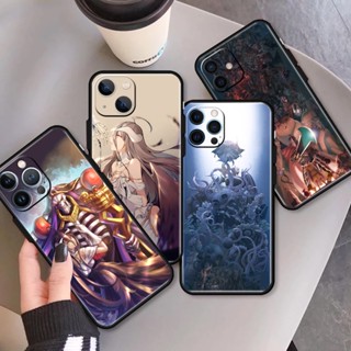 เคสโทรศัพท์มือถือซิลิโคน TPU กันกระแทก ลายการ์ตูนอนิเมะ Overlord Albedo สําหรับ Apple iPhone X XS XR XS 11 12 MINI PRO MAX