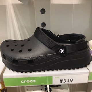 Crocs ของแท้ 100% รองเท้าแตะ Crocs classic hiker อุดตัน กันลื่น หนา เหมาะกับเดินชายหาด คลาสสิก สําหรับผู้ชาย และผู้หญิง 6 สี 206772