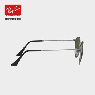 Rayban Ray-Ban แว่นตากันแดด ทรงกลม เลนส์สีเขียว สําหรับผู้ชาย ผู้หญิง 0RB3447