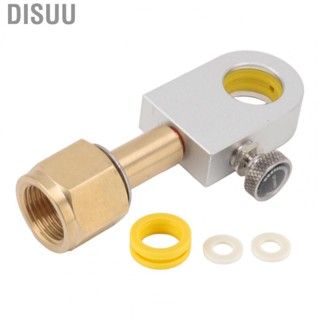 Disuu CO2 Adapter Quick Soda Adapter Soda Maker CO2 Cylinder W21.8 14 Copper Adapter With Release Valve