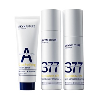 Skin Future 377 ชุดโลชั่นไวท์เทนนิ่ง เอสเซ้น ทําความสะอาดผิว