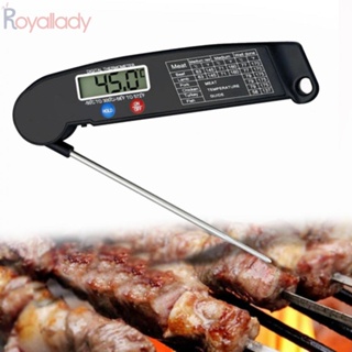 #ROYALLADY#Thermometer เครื่องอ่านอิเล็กทรอนิกส์ดิจิทัล แบบเปลี่ยน สําหรับทําอาหาร