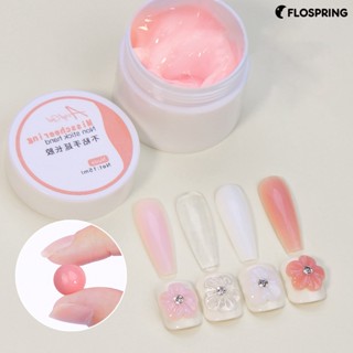 Flospring กาวต่อเล็บปลอม 15 มล. 4 สี ไม่ระคายเคือง ปลอดภัย สําหรับตกแต่งเล็บ