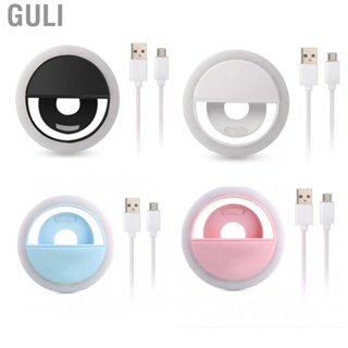 Guli Selfie Fill Light Rechargeable  On  Cellphone Circle for Photography Live Broadcast