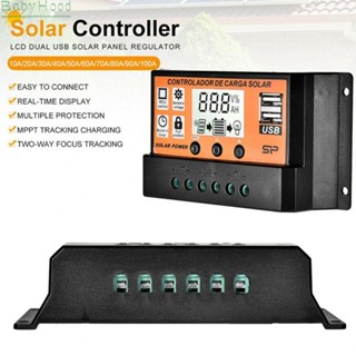 【Big Discounts】PWM Solar Charge Controller Panel 10-100A Daul USB LCD Batterie Regler DC 12/24V#BBHOOD