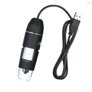 I-1600x กล้องจุลทรรศน์ดิจิทัล USB พร้อมฟังก์ชั่น OTG ไฟ LED 8 ดวง แว่นขยาย พร้อมขาตั้ง