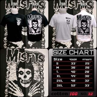 misfits เสื้อยืด cotton 💯