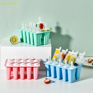 [ErudentT] แม่พิมพ์ซิลิโคน เกรดอาหาร 6 ช่อง สําหรับทําไอศกรีม ไอติม DIY [ใหม่]