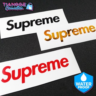 Supreme WATERPROOF STICKER VINYL decal for cellphone laptop car window motor tumbler mug pc case