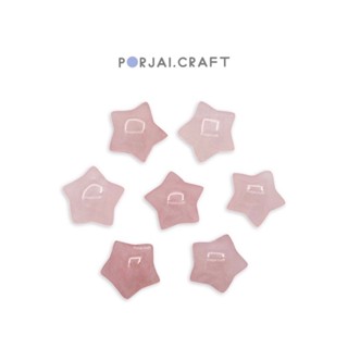 Rose Quartz Star Bead ลูกปัดดาวโรสควอตซ์